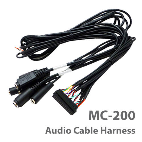 Photo of the MC-200 audio cable harness