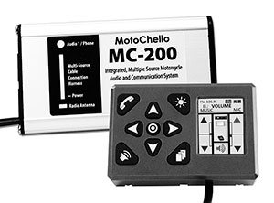 photo of MC-200 system audio & display