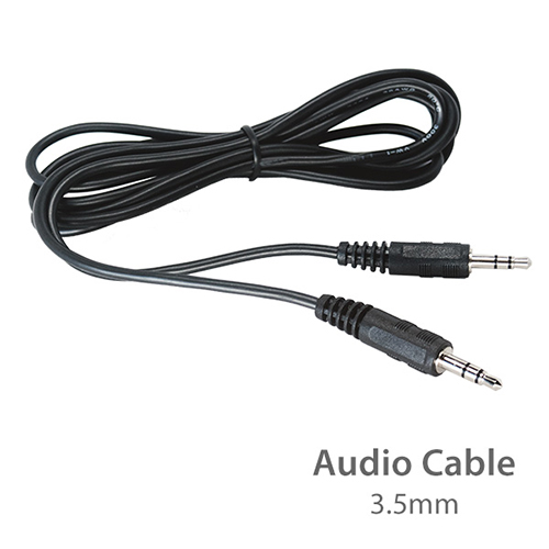 photo of the audio device connection cable