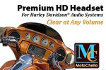 Helmet headset for Harley-Davidson 7-pin audio systems