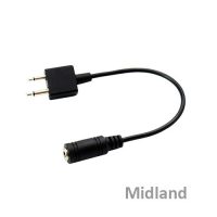 Product photo of a Midland CB radio cable for MotoChello motorcycle audio systems
