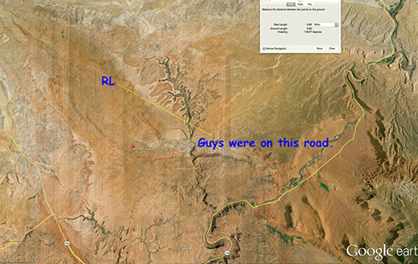 Map Photo from R.L. Lempe review of the MotoChello MotoRfPlus