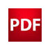 Red Pdf file format icon
