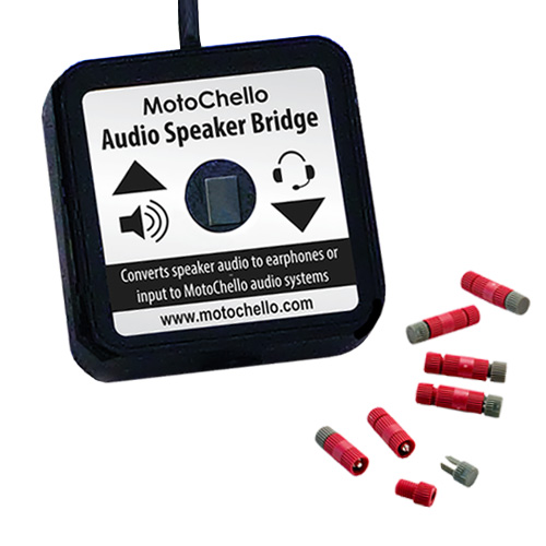 photo of a MotoChello Speaker Bridge with posi-tap set