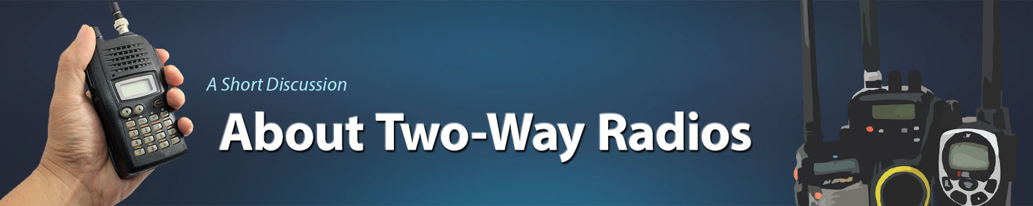 header graphic for the 'About two-way radios' page