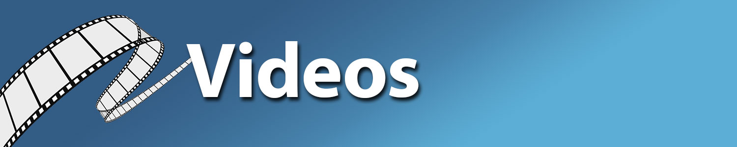 graphic header for Videos page